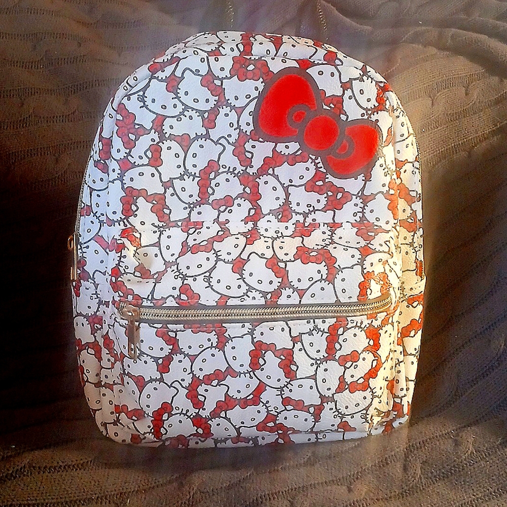 HK Pleather mini backpack/purse
